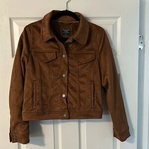 Abercrombie and Fitch Women’s Faux Suede Jacket